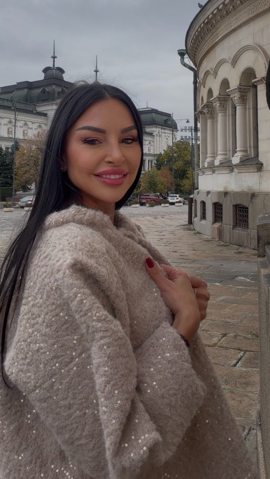 Champagne Shine Cardigan