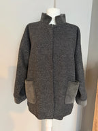 Silver Grey Mink Cardigan