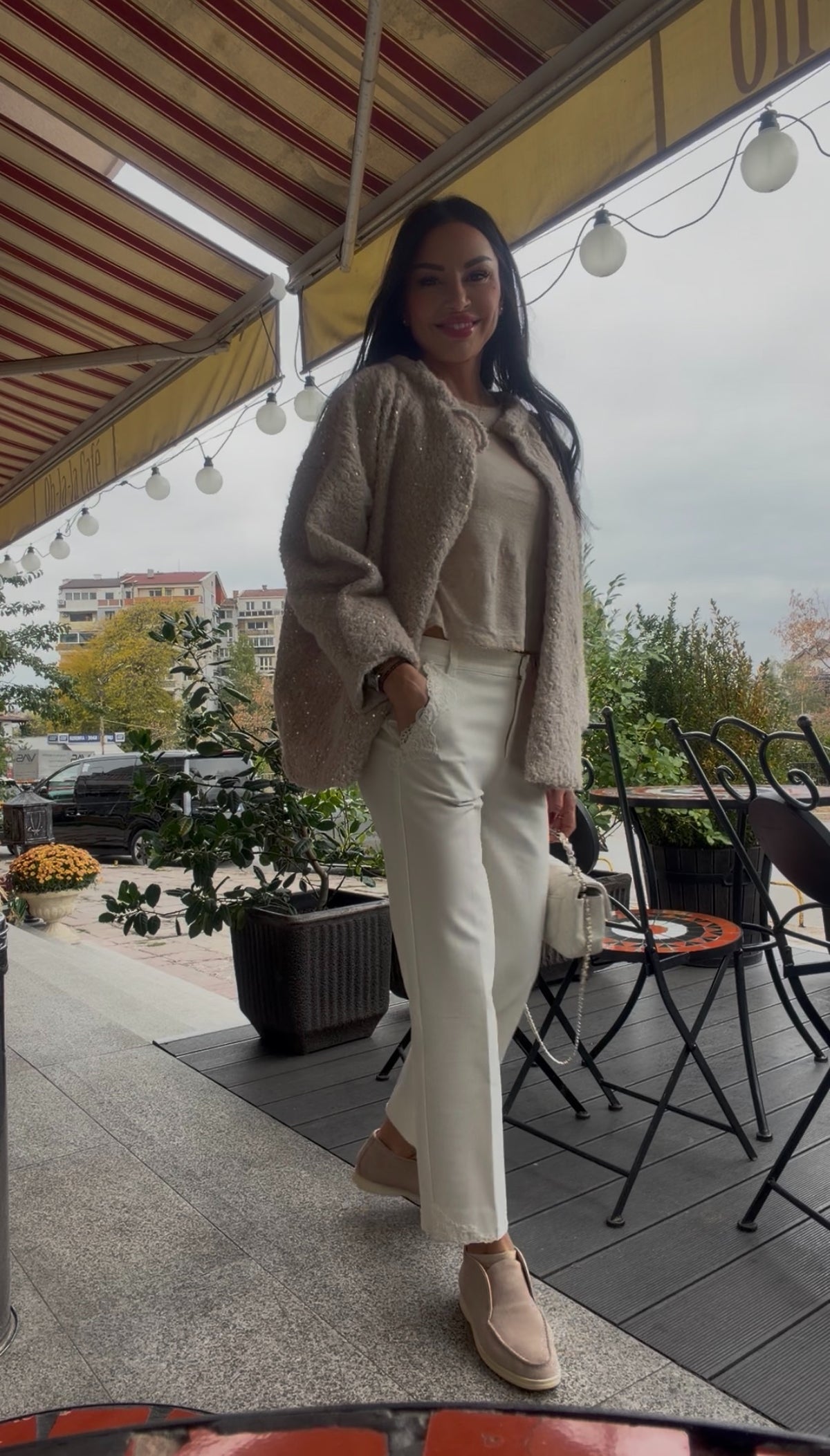 Champagne Shine Cardigan