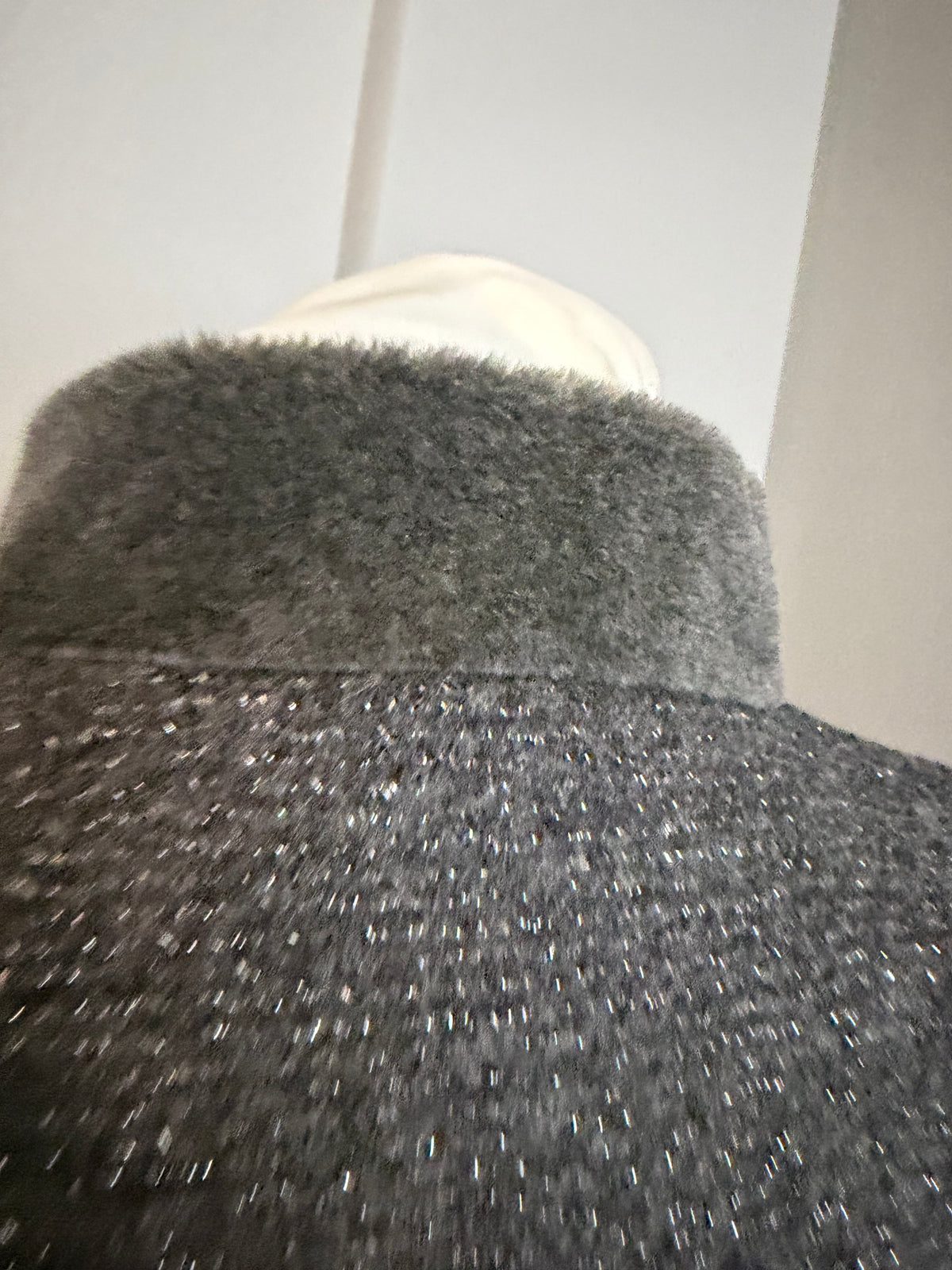 Silver Grey Mink Cardigan