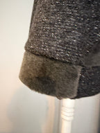Silver Grey Mink Cardigan