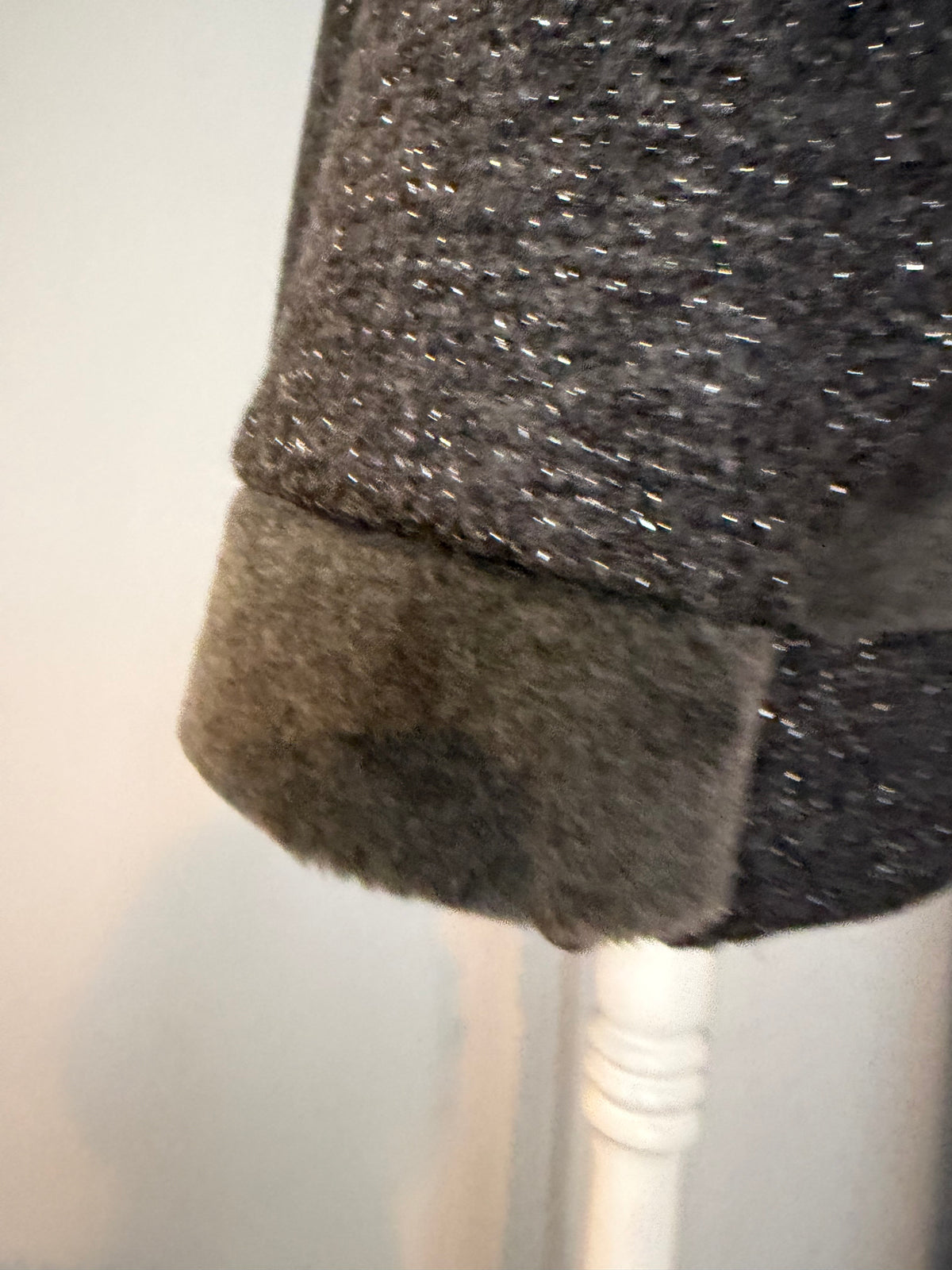 Silver Grey Mink Cardigan