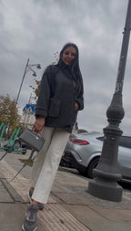 Silver Grey Mink Cardigan