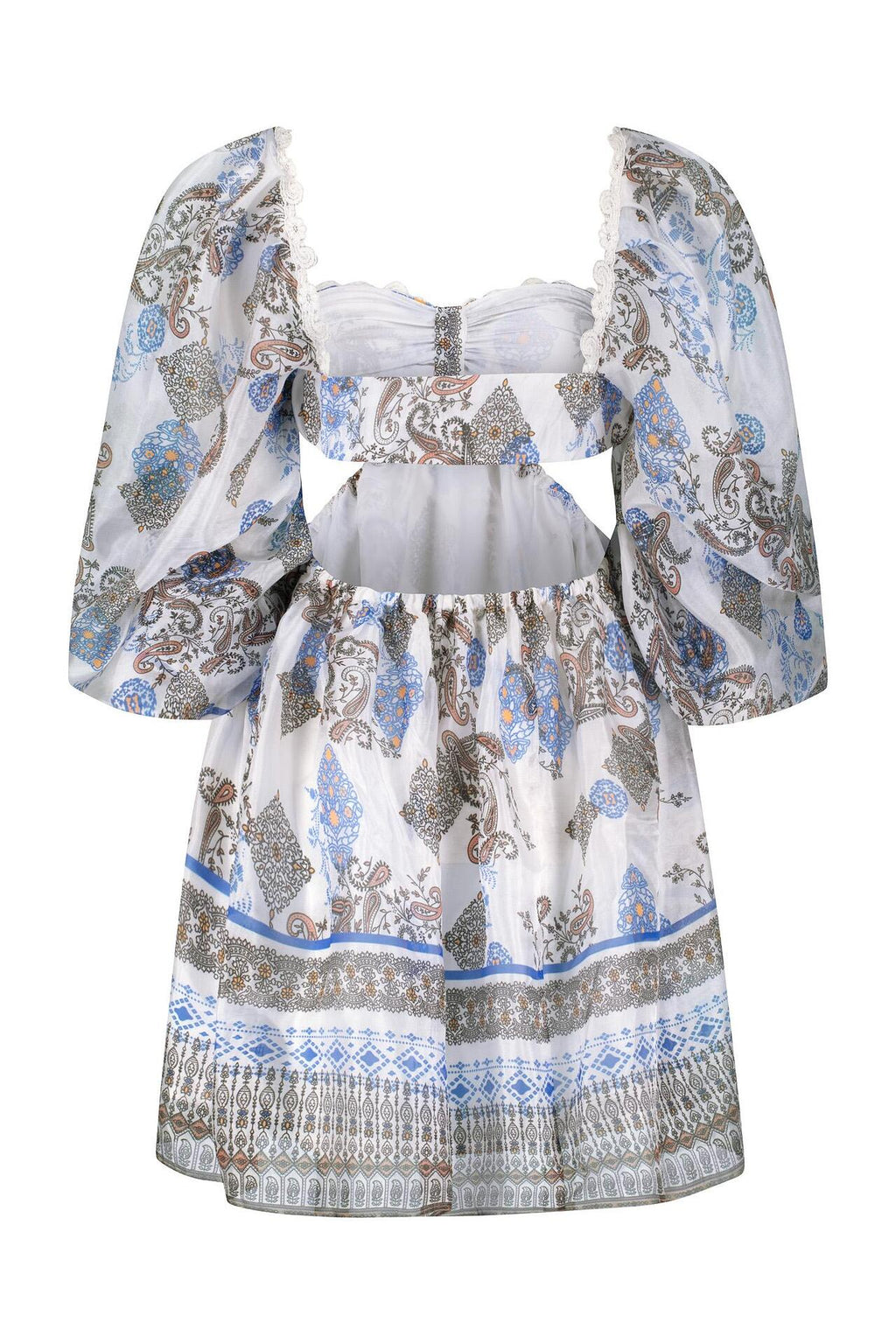 Charming Summer Dress Blue Island