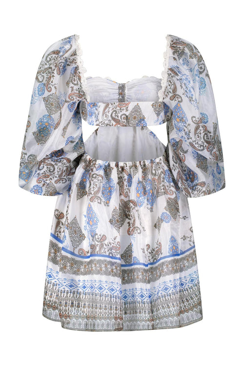 Charming Summer Dress Blue Island