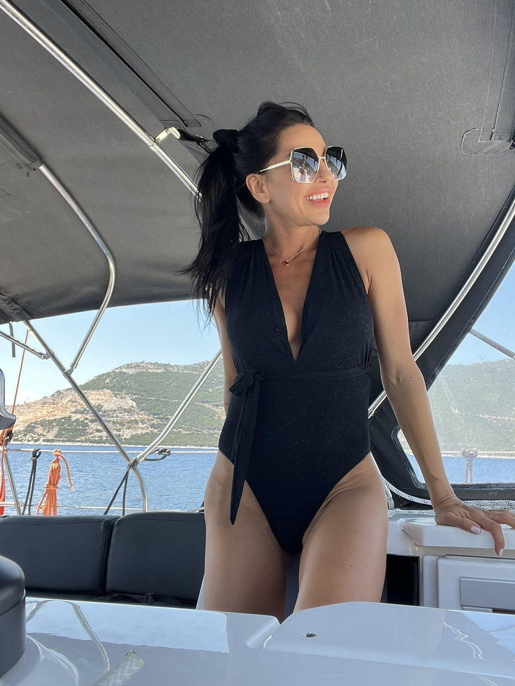 One piece Swiming suit Night Sky