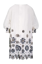 Cotton Long Shirt Gentle Flower
