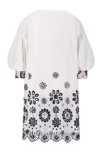 Cotton Long Shirt Gentle Flower