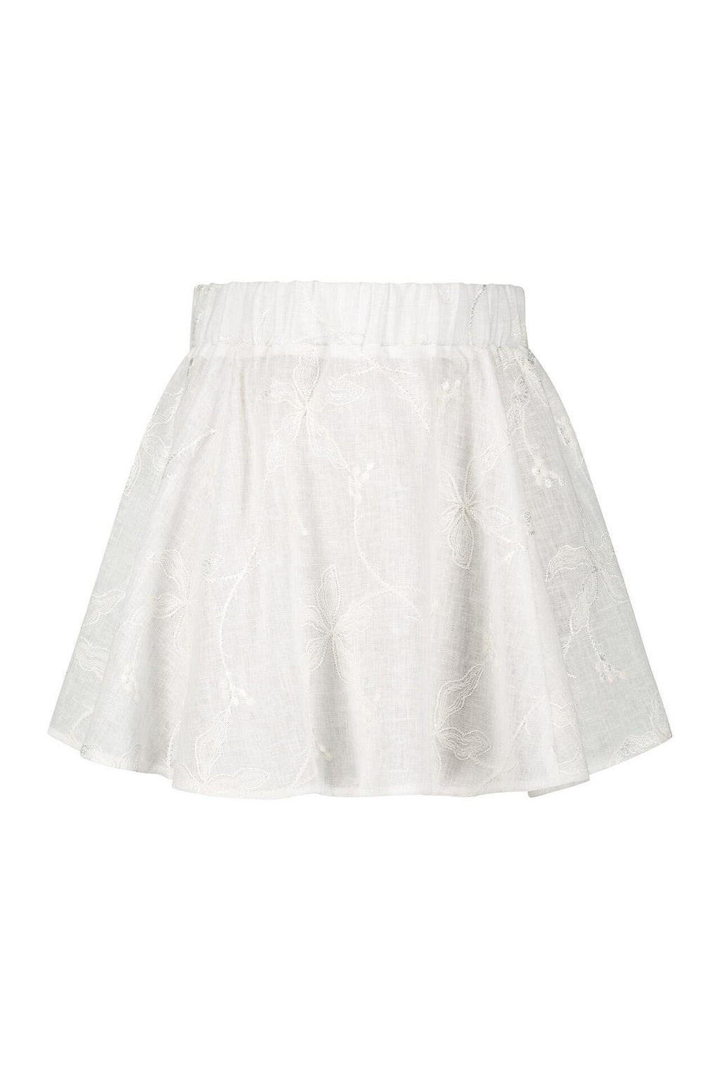 Skirt and shirt set White Summer