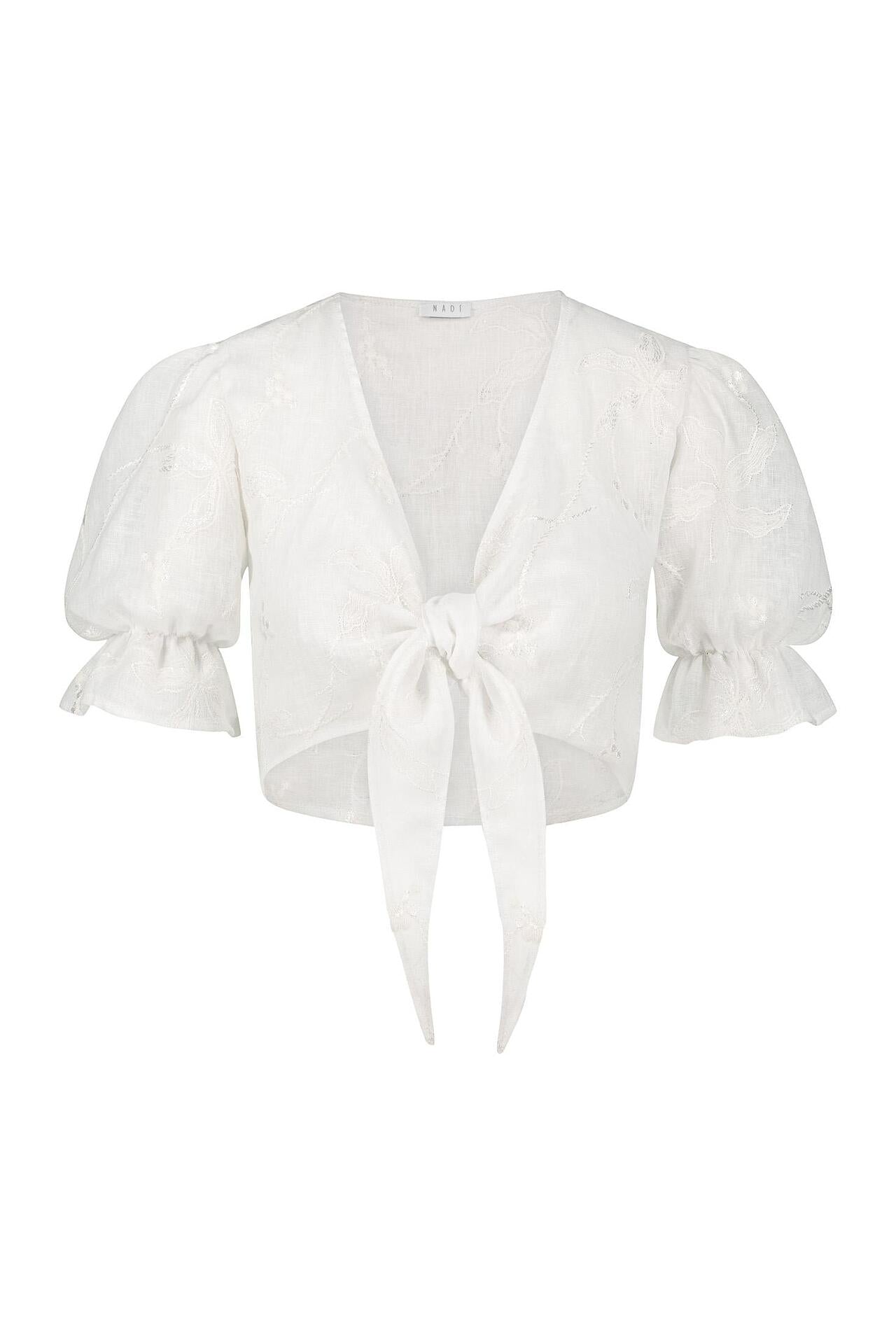 Skirt and shirt set White Summer