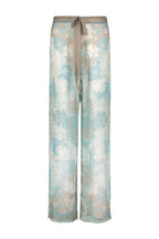 Silk trousers Blue Whisper