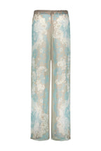 Silk trousers Blue Whisper