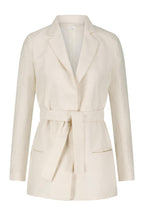 Pure Linen & Silver lamé White Blazer Elegant Me
