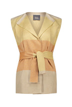 Sleeveless Blazer Shining Shoulders