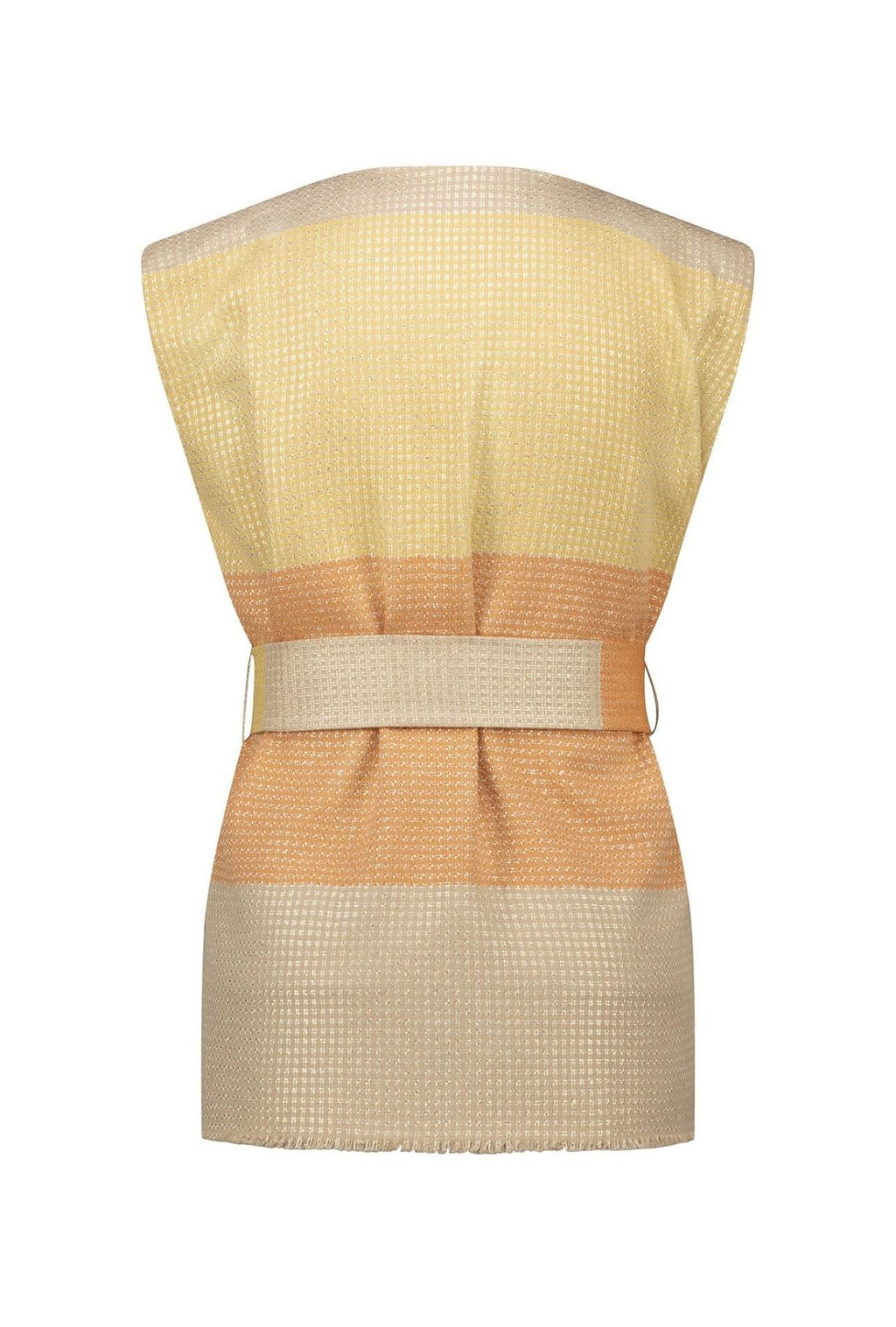 Sleeveless Blazer Shining Shoulders