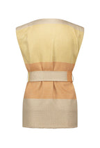 Sleeveless Blazer Shining Shoulders