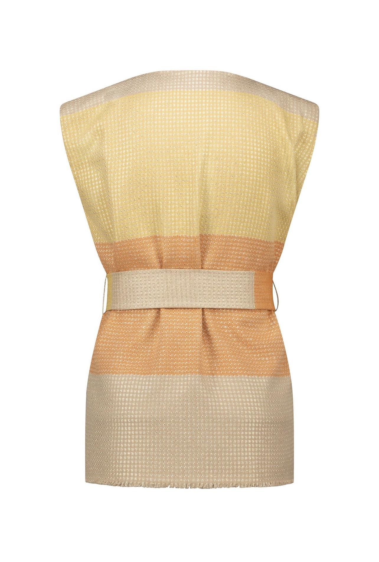 Sleeveless Blazer Shining Shoulders
